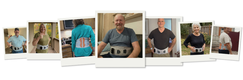 Clients satisfaits avec la ceinture Dorsea